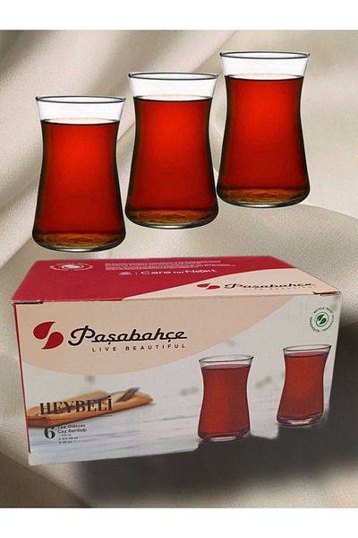 SAMSA باساباتشي 42361heybeli كوب شاي بسيط 6 قطع