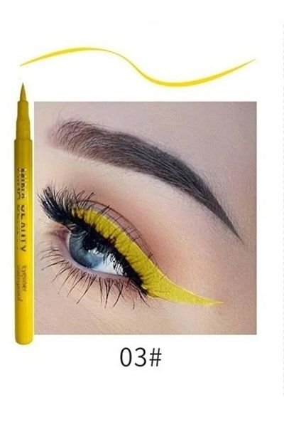 Be Best Women's Yellow Color Eyeliner