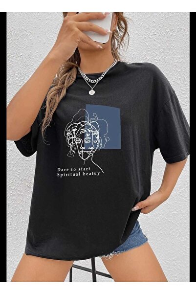 KOZİA OUTDOORS Μπλουζάκι Unisex Oversize Vengeance Printed T-shirt