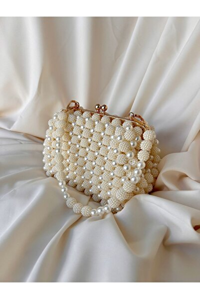 Serenora Özel Tasarım İnci El Çantası