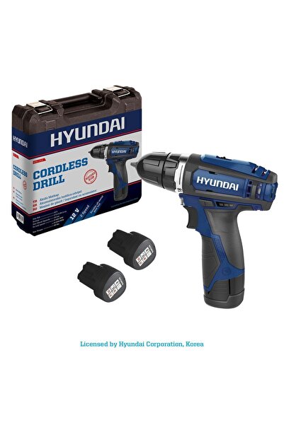 Hyundai Hyundaı Hpa 1220 Akülü Şarzlı Vidalama Matkap Çift Akü