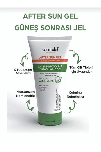 Dermokil Sunscreen Face Cream - Skin Tone Equalizing, Cooling and Relaxing Gel 50ml and 100ml