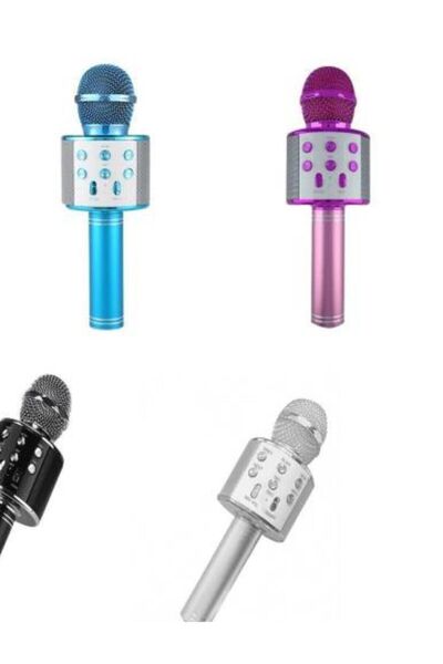 Genel Markalar Karaoke Bluetooth Mikrofon Hoparlörlü Usb Flash Destekli Ws-858