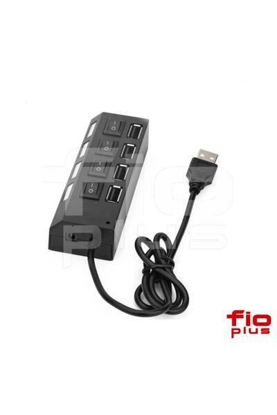 Genel Markalar 4 Port Usb Hub Çoklayıcı Çoğaltıcı 4 Lü UYUMLU Usp Pc Kablosu ...