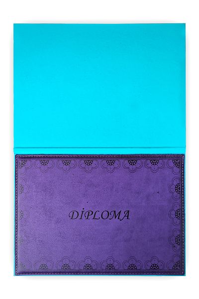 ankara menü A4 Certificate Container Diploma Leather Velvet, Diploma Case, Container, Printed