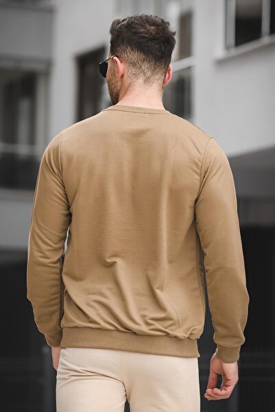 Oksit Ανδρικό φούτερ Friends Printed Slim Fit Lycra Crew Neck