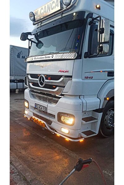 Karadeniztırmarket Axor 1840 Alt Bıyıklı Krom Boru 9 Adet Ledli Alt