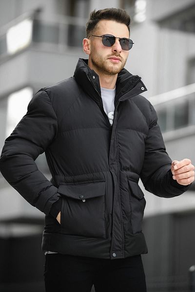 Oksit Mattia Skirt Δερμάτινο Λεπτομερές Fleece Εσωτερικό Αδιάβροχο Ανδρικό Παλτό