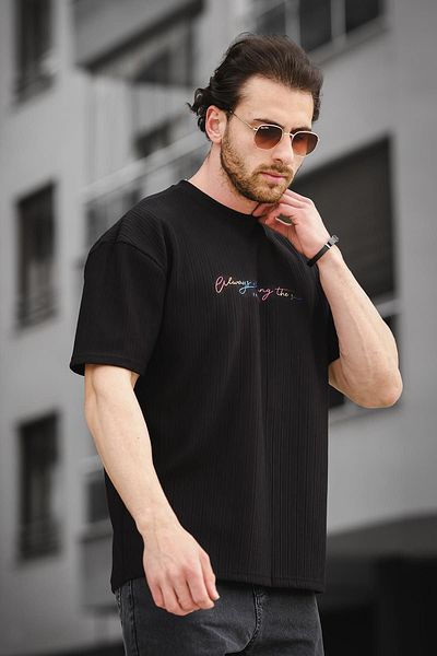 Oksit Ανδρικό μπλουζάκι Trc 2788 Printed Crew Neck Oversize