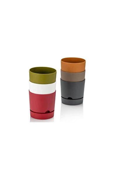 Poliwork Begonya Saksı 150x145mm Bordo