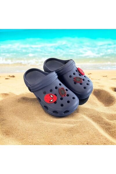 GOFLEX LACİVERT SPİDERMAN Дитячі капці - Зручні для пляжу та моря Cross