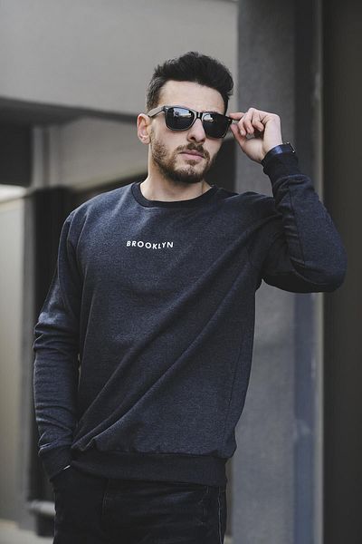Oksit Ανδρικό φούτερ Lgg Brooklyn Comfort Cotton