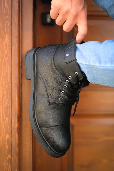 Oksit Ανδρικές μπότες Ricca με κορδόνια με γούνα στο εσωτερικό