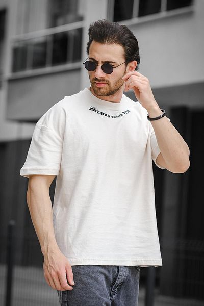 Oksit Ανδρικό μπλουζάκι Trc 2783 Printed Crew Neck Oversize