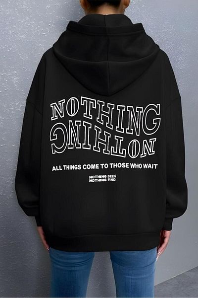 Oksit Φούτερ Unisex από βαμβακερό εμπριμέ Nothing Back