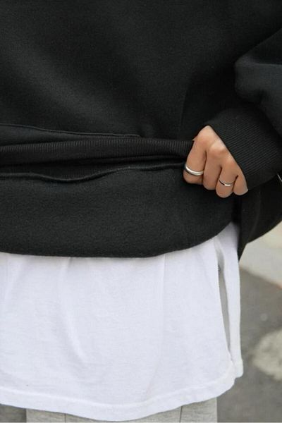 Oksit Φούτερ Unisex με στάμπα πίσω