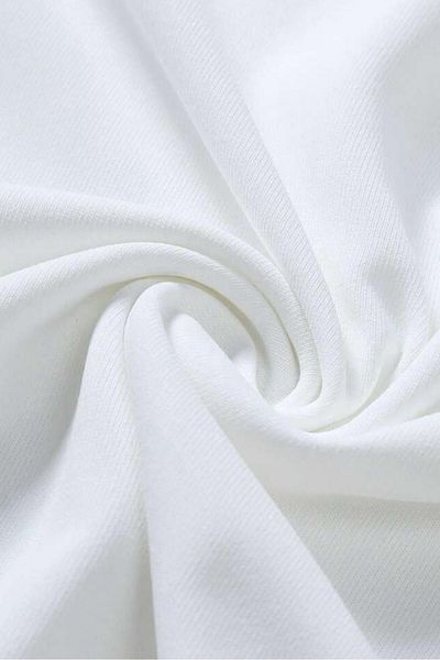 Oksit Tricou oversize pentru damă, cu imprimeu în față, cu decolteu triplu