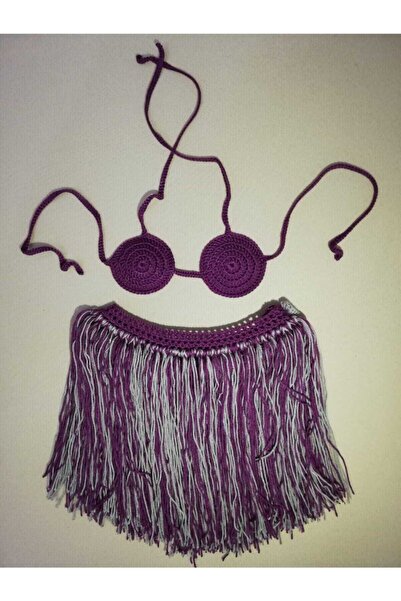 AYDECO Kız Bebek Örgü Bikini