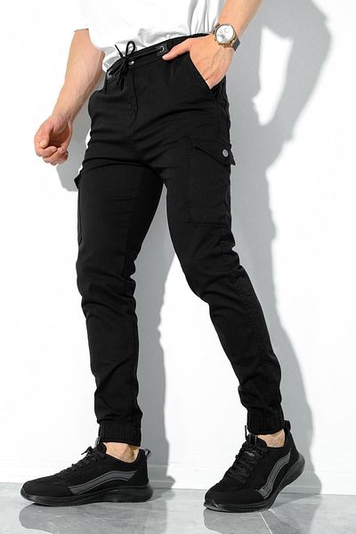 Oksit N191 Lycra Men's Cargo Pants with Elastic Waist and Legs