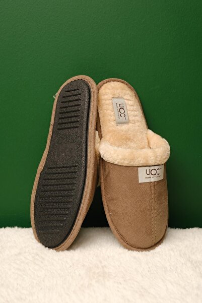 Oksit Ανδρικές παντόφλες σπιτιού Ucc Alfie με γούνα στο εσωτερικό