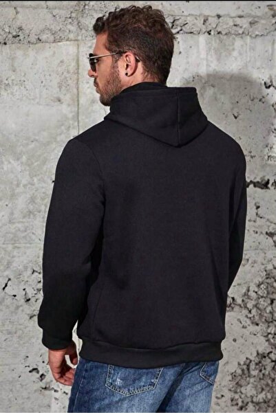 Oksit Φουτουριστικό ανδρικό φούτερ από βαμβακερό εμπριμέ μπροστά