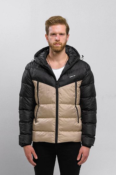 Oksit Ανδρικό μπουφάν Jax Dual Color Garni Filling Hooded ανδρικό μπουφάν