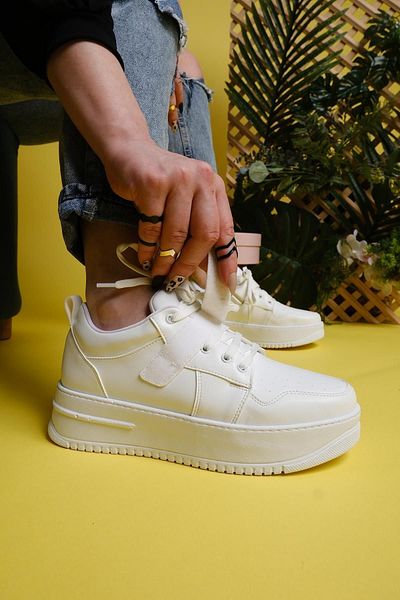 Oksit Pantofort de damă Fallon Banded Lace Up Thick Sole Air