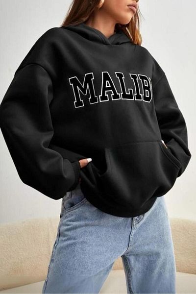 Oksit Μπροστινή μπλούζα Unisex με στάμπα Malibu