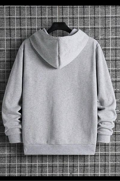 Oksit Φούτερ Carlis Απλό Βαμβακερό Unisex με κουκούλα