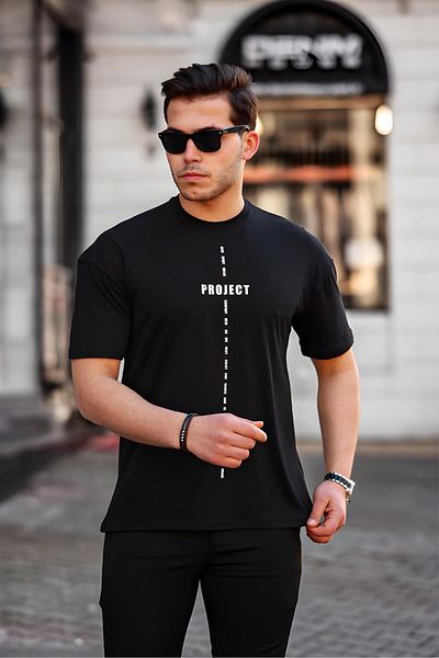 Oksit Trc 2774 Project - Ανδρικό T-Shirt με λαιμόκοψη με στάμπα μπροστά και πίσω