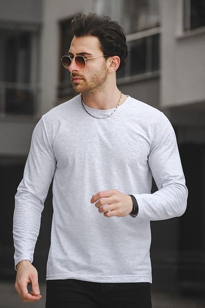 Oksit Mys Lion 4013 Slim Fit Lycra Long Column Basic Sweat
