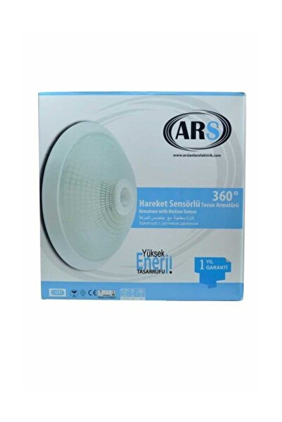 Ars Lanlar 360° Hareket Sensörlü Tavan Armatür Lamba