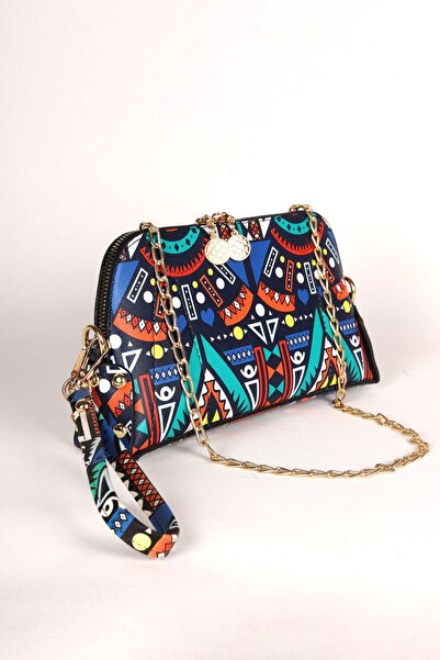 BagMolly Chain Strap Bag with Totem Pattern