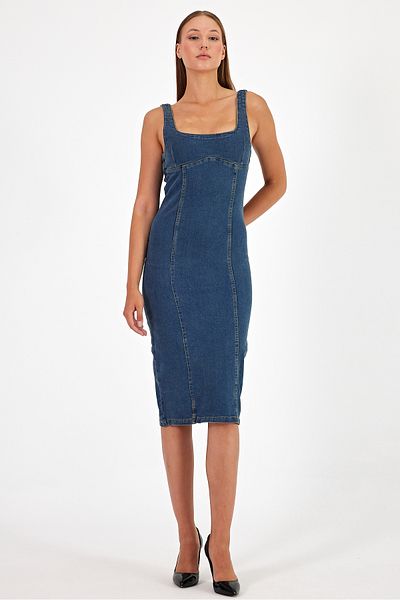 GAMZE ALPTEKİN rochie din denim