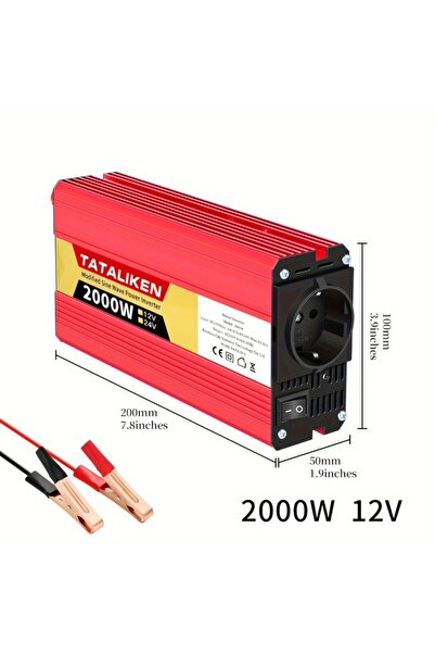 EBYY Power Inverter 12v-220v 2000watt