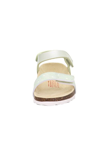 Superfit Fussbett Girl's Light Green Cork Sole Sandals