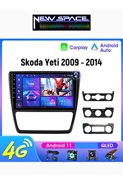 NEWSPACE SKODA YETİ ANDROİD 2GB RAM 32GB ROM CARPLAY NAVİGASYON MULTİMEDYA