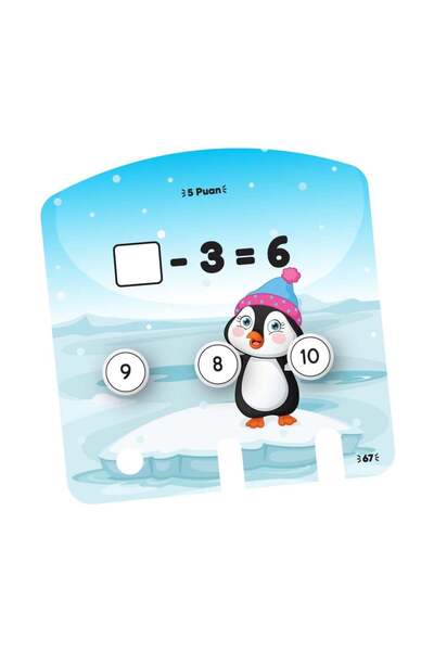 yükselen zeka Matematik Kutusu Toplama Çıkarma Öğreten Oyuncak - Yükselen Zeka - 5-10 Yaş