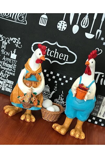 Kumsal Hobi Sanat Polyester Tavuk Horoz Set