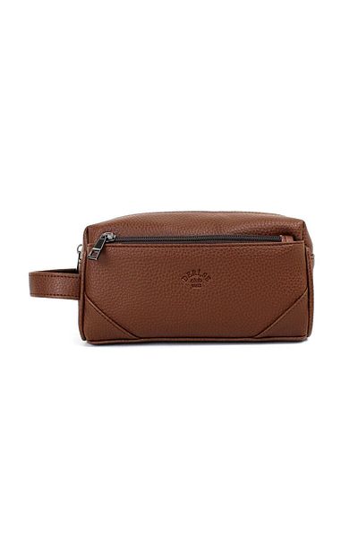deri,se club Men's Tan Handbag, Cosmetic Shaving Bag, Travel, Portfolio, Men's Handbag