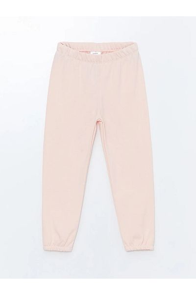 LC Waikiki LCW Baby - Ecru Baby Girl Φούτερ Σετ 3 τεμαχίων με ελαστική μέση και στάμπα