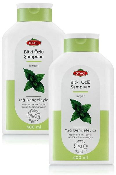 Otacı Nettle Shampoo and Oil Balancer - Plant Extract, Double Advantage Package
