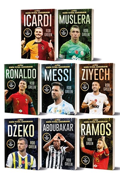 Dokuz Yayınları Benim Futbol Kahramanım İCARDİ MUSLERA RONALDO MESSİ ZİYECH D...