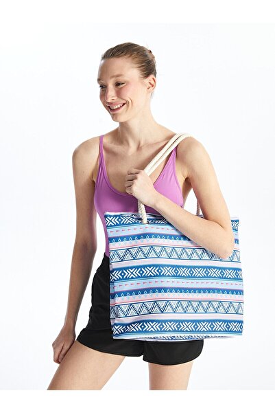 LC Waikiki Patterned Women's Beach Bag