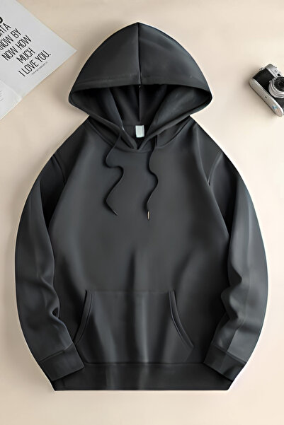 BayBayan Unisex Βαμβακερό 3 νήματα Καγκουρό Σχολικό Φούτερ - Κανονική εφαρμογή