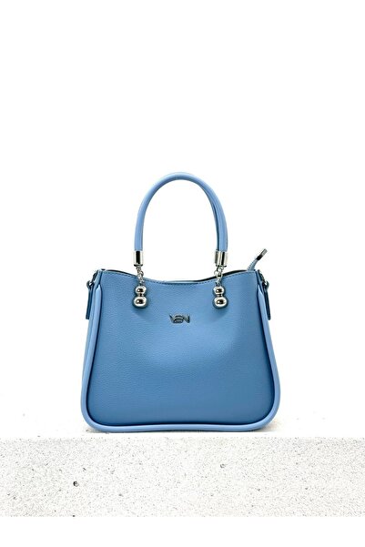 VICTORIA SHINE Uğur Böcegi Aksesuarlı Çanta 3083 Indigo Mavi