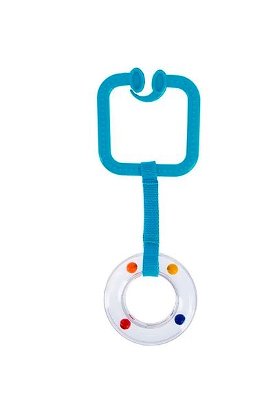 TRENDİMİZBİR Square Blue Rattle Stroller Ring