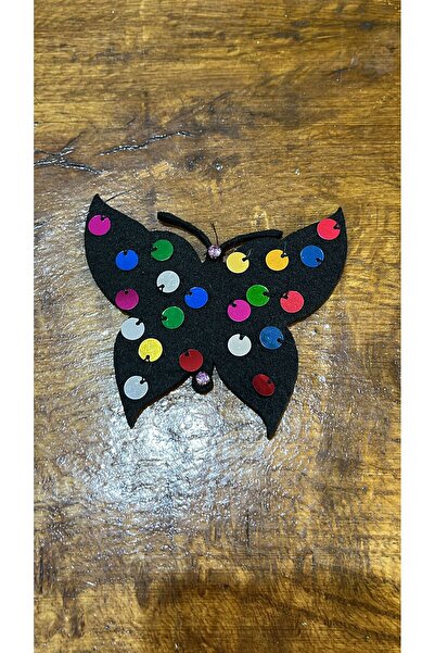 Gönülden Tasarım 9X7 CM Armă Fluture - Pul Peleți cu paiete Kece Dikish Applique