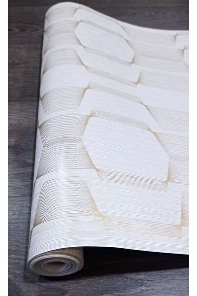 Oskar Geometrik desenli silinebilir duvar kağıdı 53 cm genişliğinde 10 metre ...