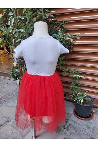 Mıstık Bebe Girl's Elsa Printed Dress